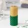 Candle from wax, honey-green, 8 cm