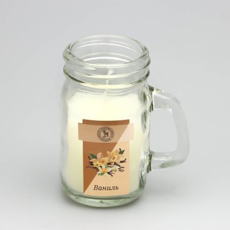 Aromatic candle in the Bank "Vanilla", 7.2 x 8.5 cm, 190 g-2