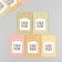 Hend Midet Cardboard Tipple, 10 pcs (5 types) 4x6 cm