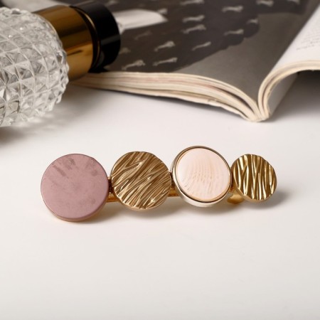 Halfish hair clip "Nicoletta" luxury, 8.5 cm