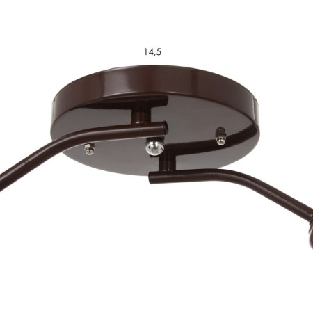 Onyx chandelier 2x15W E27 15W brown 50x15x15cm Bayerlux-5