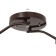Onyx chandelier 2x15W E27 15W brown 50x15x15cm Bayerlux