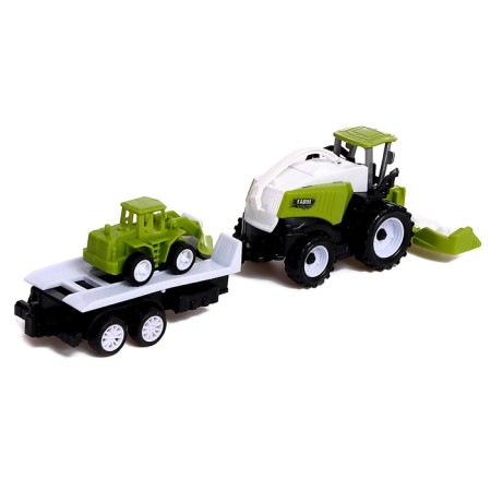 Combine inertial "Farmer", with a tractor and trailer, mix-3