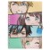 Notepad 48 sheets (13 x 18 cm) Mazari "Anime", with a lock, a linked inner block, 70 g/m2, 4 MIX design