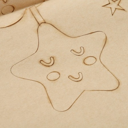 Interior stickers "stars", children's, decor on the wall, panel 120 x 57 cm-6