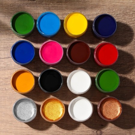 Set of artistic gouache 16 colors, 17 ml Artlavka-2