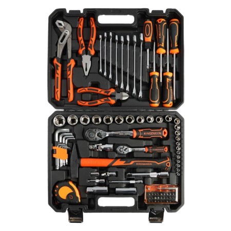 Set of instruments Universal Kingqueen Wib-70002, 72 tooth, 1/2 1/4 ", 92 subjects-1
