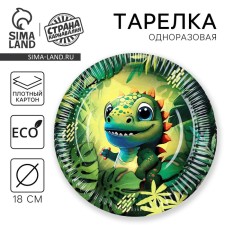 Disposable paper plate 