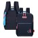 Youth backpack 39 x 26 x 10 cm, ergonomic back, Across G6, black/pink G-6-6