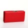 Women's wallet on magnet, red color