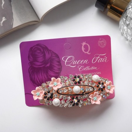 Hair hair clip "Monica" Flowerers, 8.5 cm-2