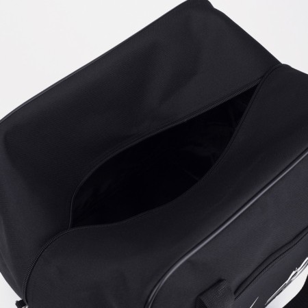 Road bag with lightning, 2 outer pockets, long belt, black color-2