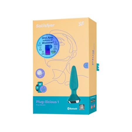 Satiffyer Ilicious 1, Soft silicone, 12 modes, Bluetooth App, green color, green-14