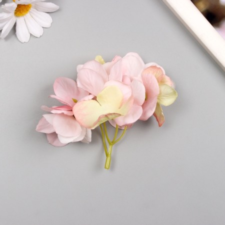 A bud on the leg for decoration "Light pink violet" d = 5 cm, h = 10 cm