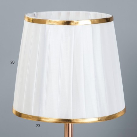 Felicia table lamp E27 40W white-gold 25x25x39 cm Risalux-3