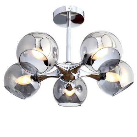 Chandelier 4561/5 5XE14 60W chrome/bronze