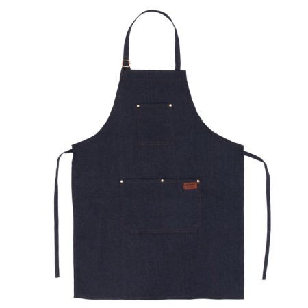 Apron for the master, denim, blue color-6