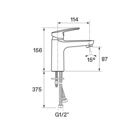 Santek sink mixer "Marion", chrome-8