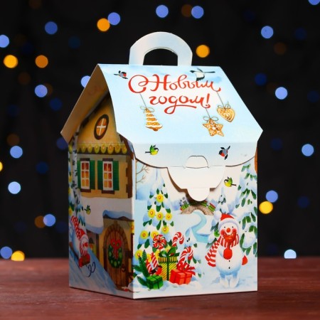 Gift box "Fair", house 12 x 12 x 19 cm