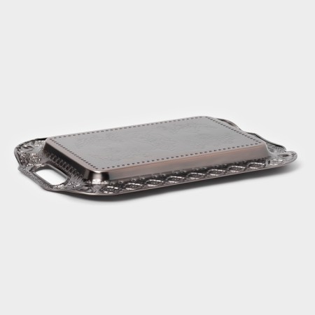 Stainless steel tray “Dark”, 35 × 26 × 3 cm, bronze color-3