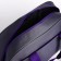 Sports bag with lightning, external pocket, long belt, gray/purple color