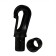 A hook with a mount for a cord, D = 10 mm, a set of 10 pcs.