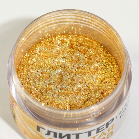 Glitter Kandurin Condermine "Golden Iskra", faction 200-700 µm, 5 g-2
