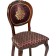 Chair wooden chair Adriano 2 array of beech/fabric, cherry/burgundy 50x54x97 cm