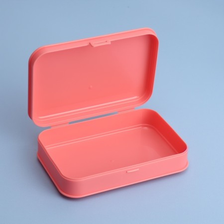Organizer with a lid, 14 × 9.5 × 3.7 cm, pink color-4
