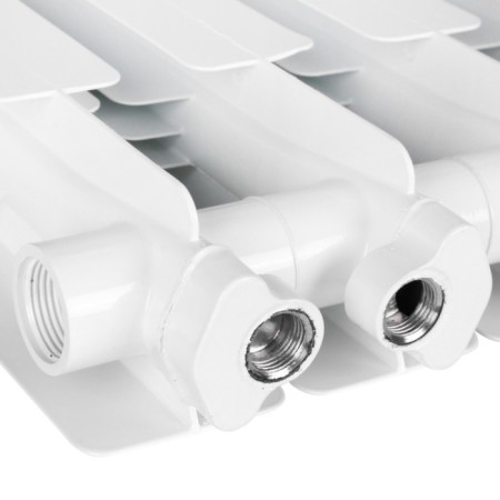 Aluminum radiator Stout Bravo, 500 x 80 mm, 14 sections, lower right connection-6