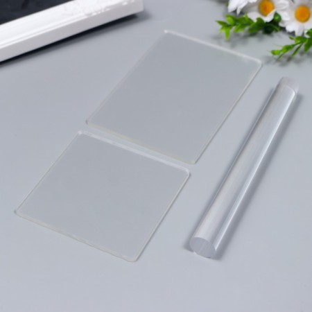 Tools for modeling and giving a set of 8 pcs plastic, acrylic-4