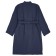 Essential robe, multilayer muslin, size m, dark blue color