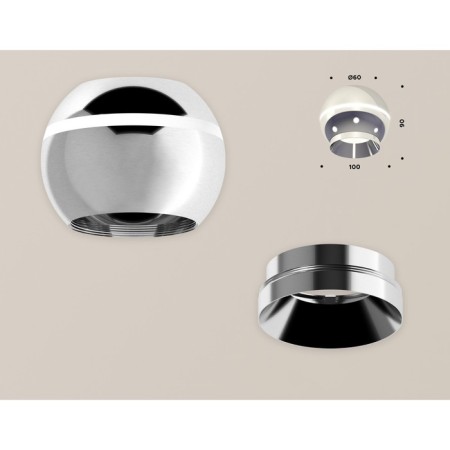 Ambrella Light, XS1104002, MR16 GU5.3 LED 3W, 4200K, silver color-2