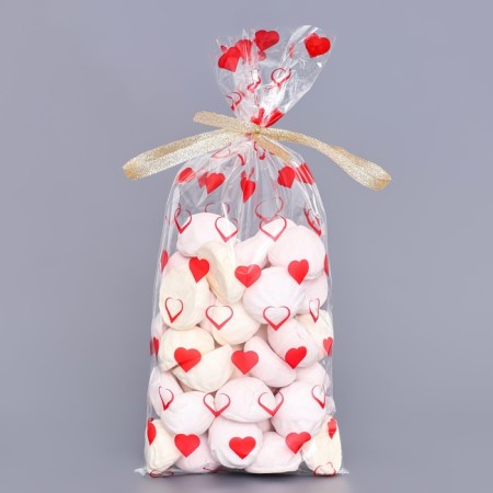 Package packing bopp, "heart" 15*30 cm-1