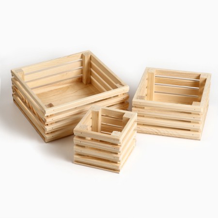 Set of drawers Style 3 in 1 (20x20; 15x15; 10x10) height 8.5 cm