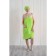 Women's set for the sauna (Pareo+Chalma) with embroidery, light green