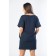 Women's dress, size 54, dark blue color