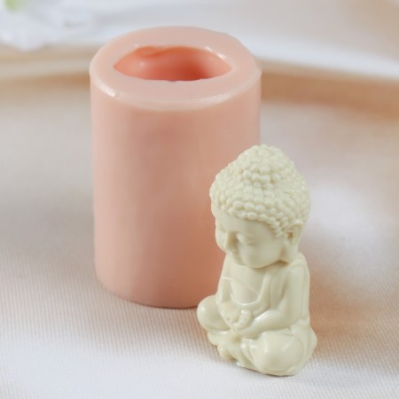 Silicone Mold "Buddha" product 3.5x2.8x6.5 cm-3