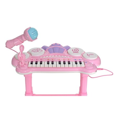 Musical Children's Center "Piano", pink color-4