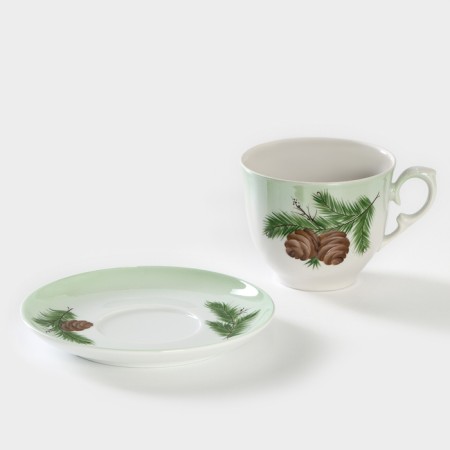 Tea steam porcelain "Cedar branch", 350 ml-1
