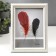 Photo frame plastic 13x18 cm "Golden spiral on white" 20.6x15.6 cm