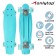 Penniboard Onlytop, 56x15 cm, light wheels PU 60x45 cm, aluminum frame, turquoise color