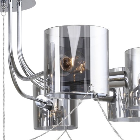 Ceiling lamp 8x40W E14, size 80x80x42 cm-5