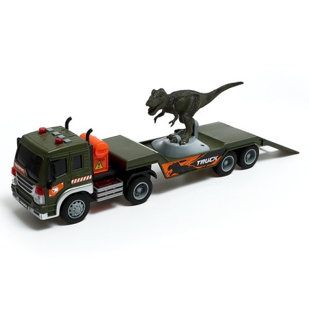 Dino Assistance truck, 1:16, with a dinosaur, light, sound, inertia-4