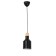 Bayerlux suspension Bayerlux "Puma" 1x40W E27 Black/brown 12x12x70cm