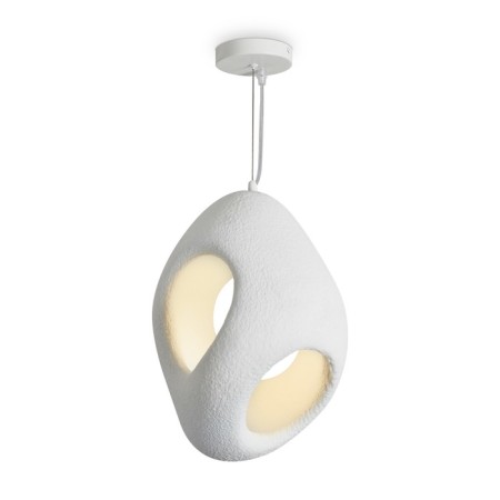 Suspended lamp Freya Fr5428PL-01W2 Mound, 300x300x420 mm, E27, 1x40W, white color