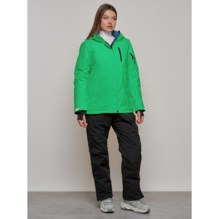 Ski costume Women Winter, size 50, green color-2