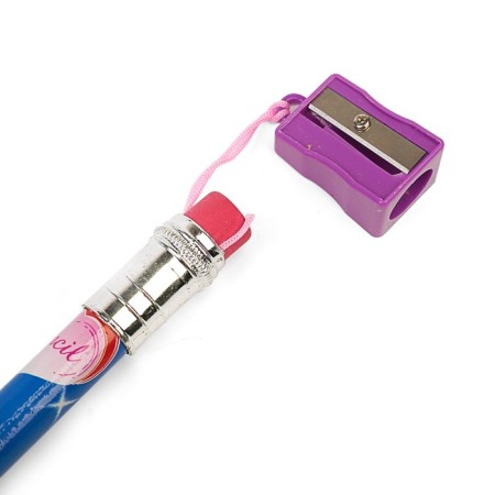 Chernographic pencil with the eraser "Giant" Calligrata, 38 cm, with a grinder, mix-3