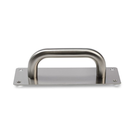 Door handle, stainless steel color, 200x65 mm-7