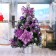 Christmas tree decor "Winter Forest" 50 cm, lilac
